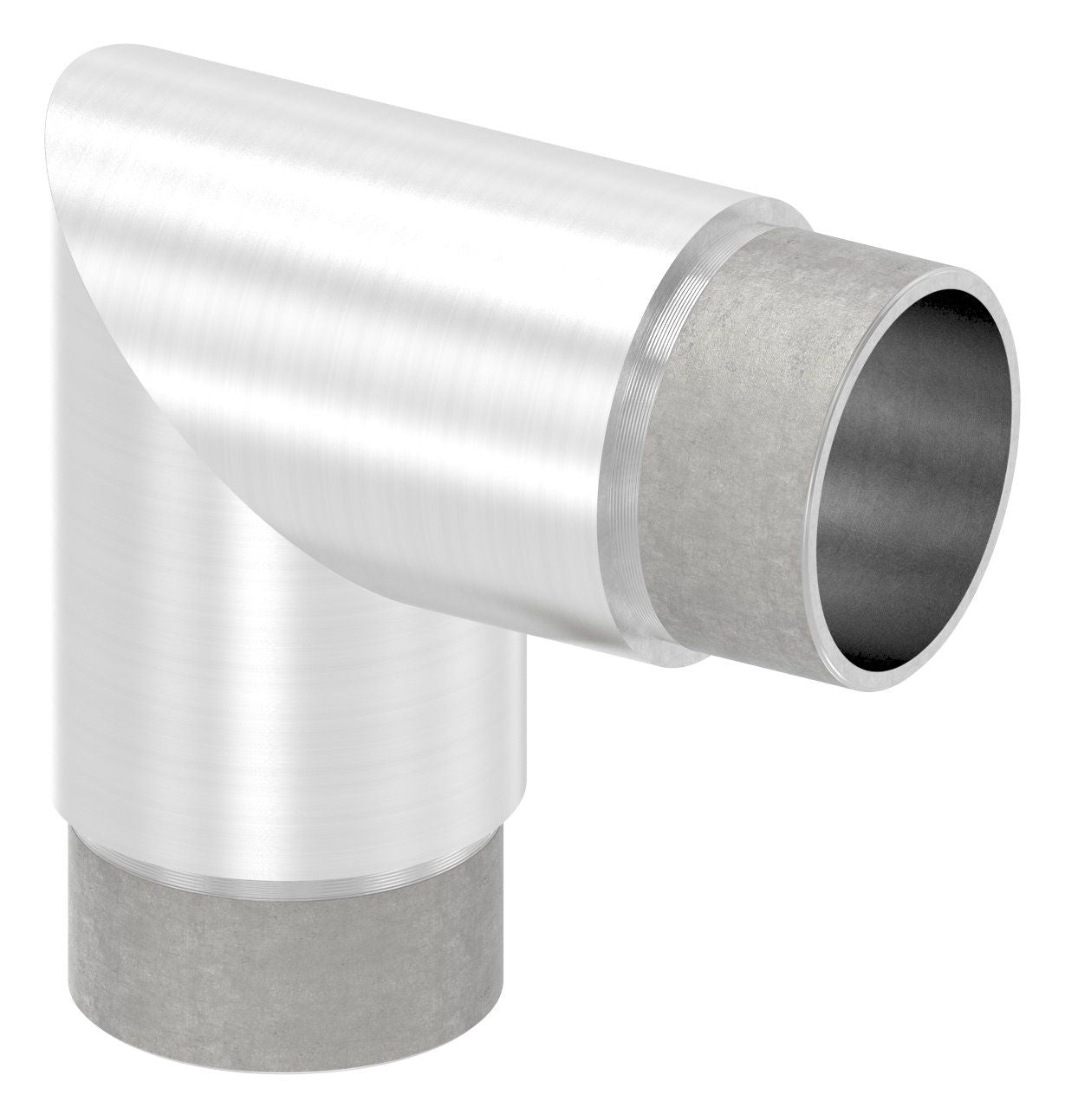 Eckstück 90° eckig 42,4x2 V2A K240